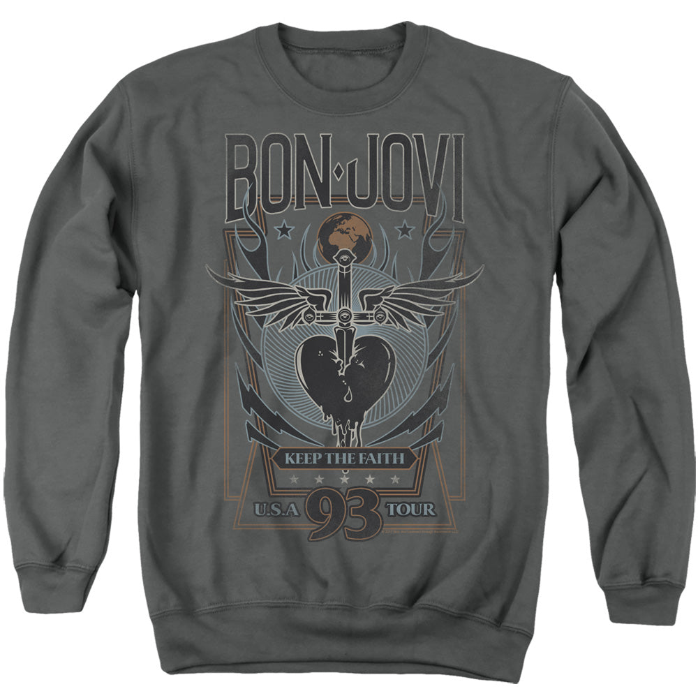 Bon Jovi Keep The Faith Crewneck Sweatshirt