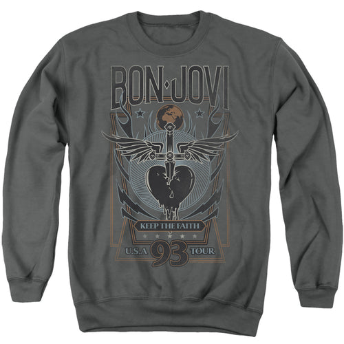 Bon Jovi Keep The Faith Crewneck Sweatshirt