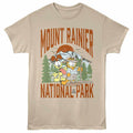 Mount Rainier Garfield t-shirt in sand