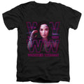 Wonder Woman 1984 Vaporwave V-Neck T-Shirt