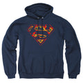 Superman Super Distressed Pullover Hoodie