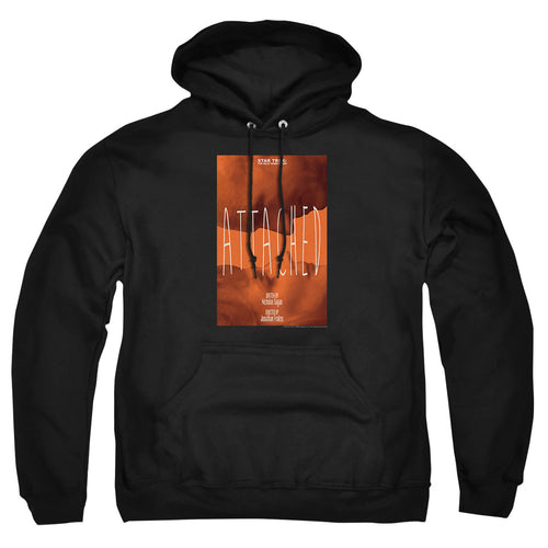 Star Trek Attached Black Pullover Hoodie