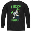 Looney Tunes Bugs Bunny St. Patrick'S Lucky Rabbit Youth Long Sleeve T-Shirt