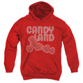 Candy Land I Love You Hearts Youth Hoodie
