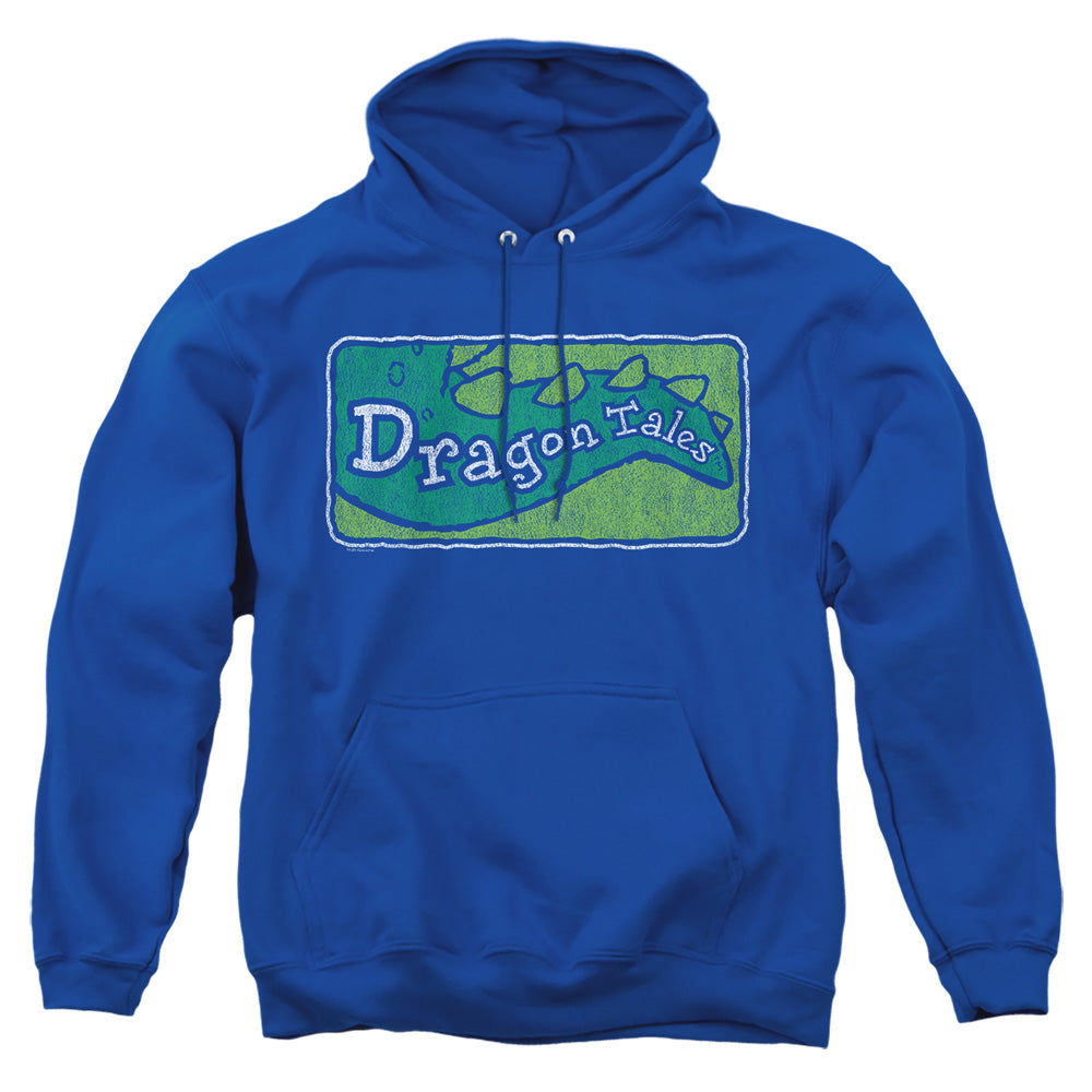 Dragon Tales Logo Distressed Pullover Hoodie