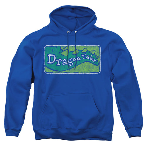 Dragon Tales Logo Distressed Pullover Hoodie