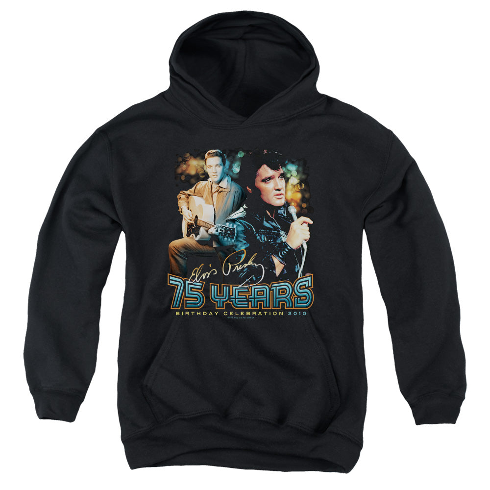 Elvis Presley 75 Years Youth Hoodie