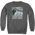 The Three Stooges Your Face Scares People Crewneck Sweatshirt