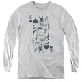 DC Comics Bat Card Youth Long Sleeve T-Shirt