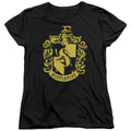 Harry Potter Hufflepuff Crest Womens T-Shirt