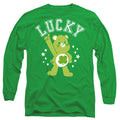 Care Bears Good Luck Bear Lucky Collegiate St. Patrick'S Day Long Sleeve T-Shirt