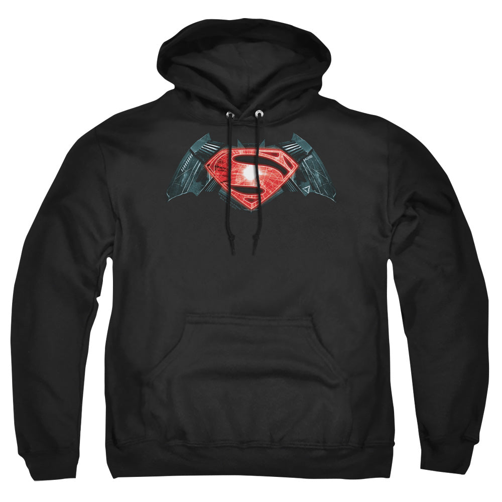 Batman v Superman Industrial Logo Pullover Hoodie