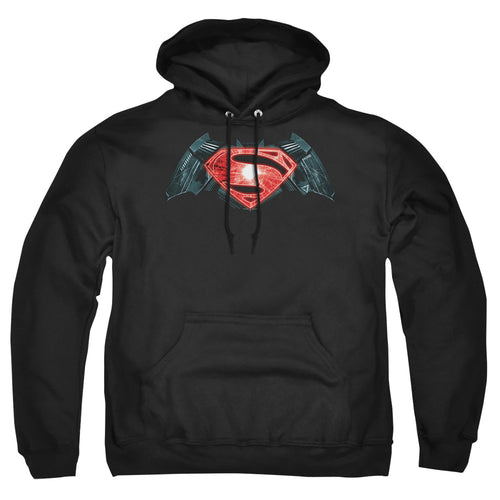 Batman v Superman Industrial Logo Pullover Hoodie