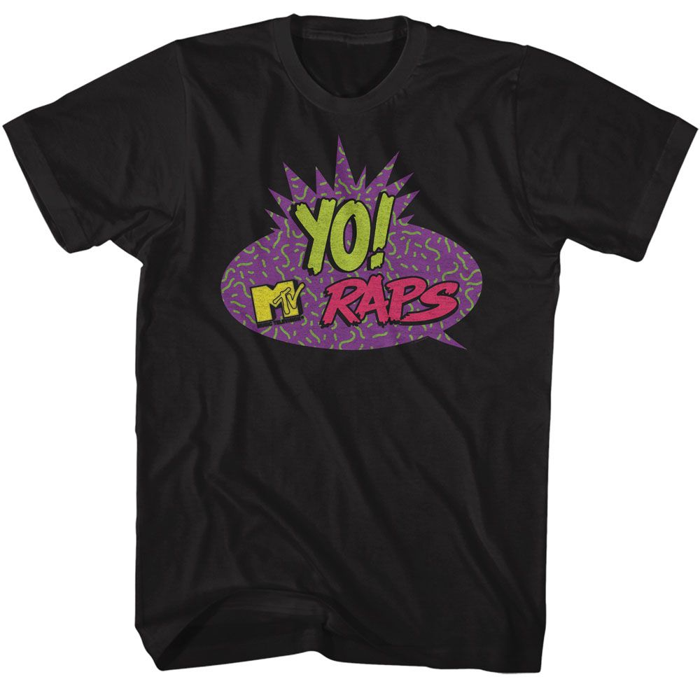 Yo! MTV Raps Logo MTV t-shirt in black