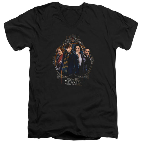 Fantastic Beasts Group Portrait V-Neck T-Shirt
