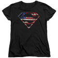Superman Super Patriot Womens T-Shirt