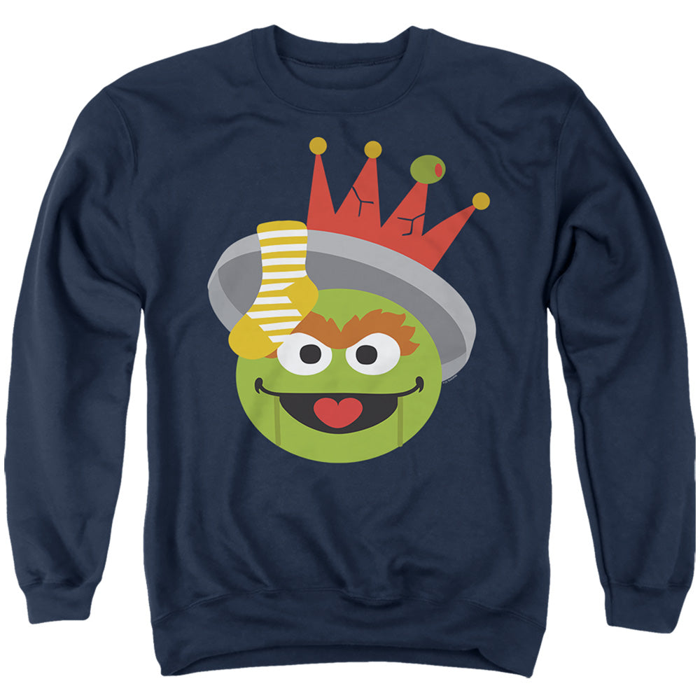 Sesame Street Christmas Nutcracker Oscar the Grouch Crewneck Sweatshirt