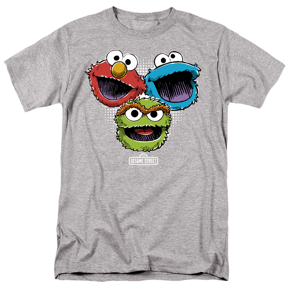 Sesame Street Halftone Heads T-Shirt