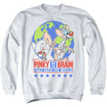 Pinky and the Brain Campaign Crewneck Sweatshirt