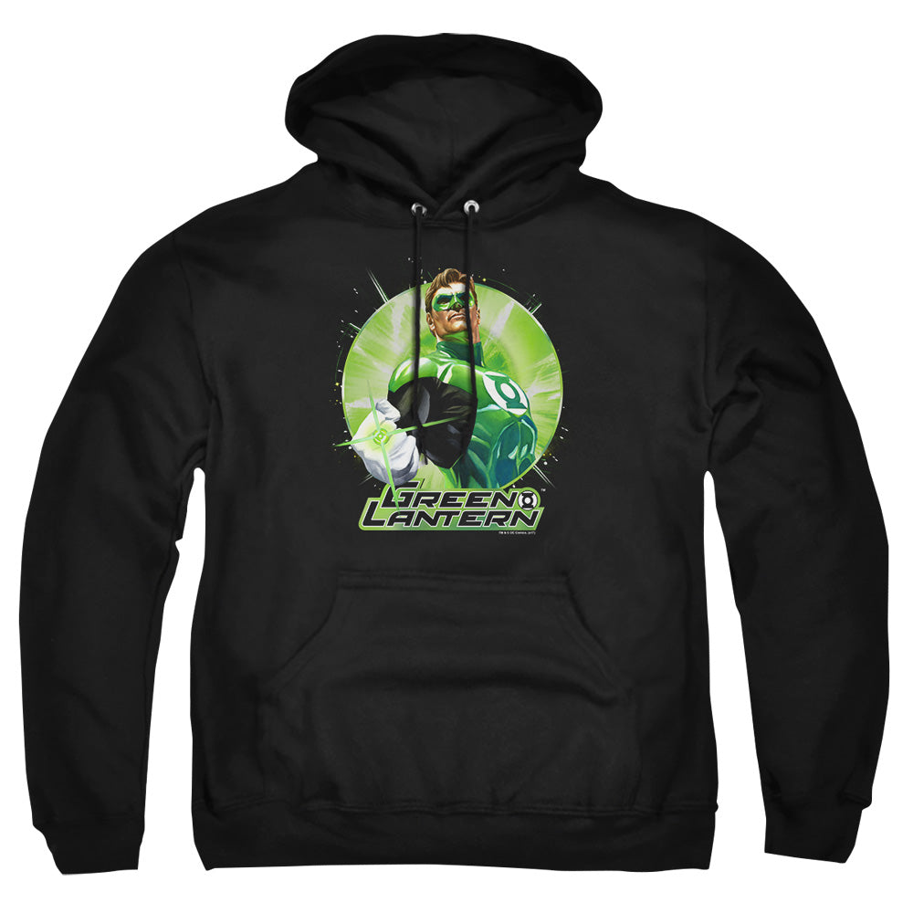 Green Lantern Green Static Pullover Hoodie