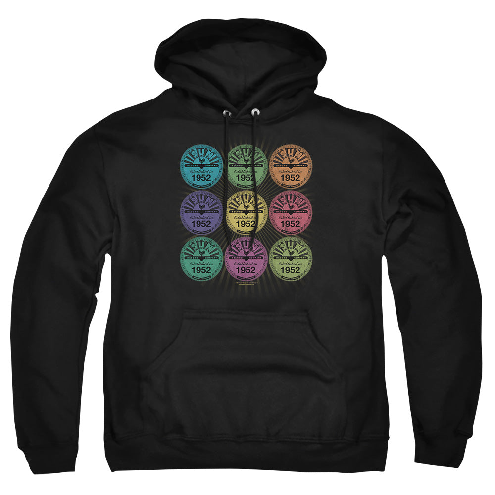 Sun Records Rocking Color Block Pullover Hoodie