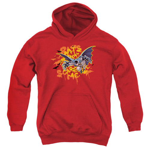 Batman Bats Dont Scare Me Youth Hoodie