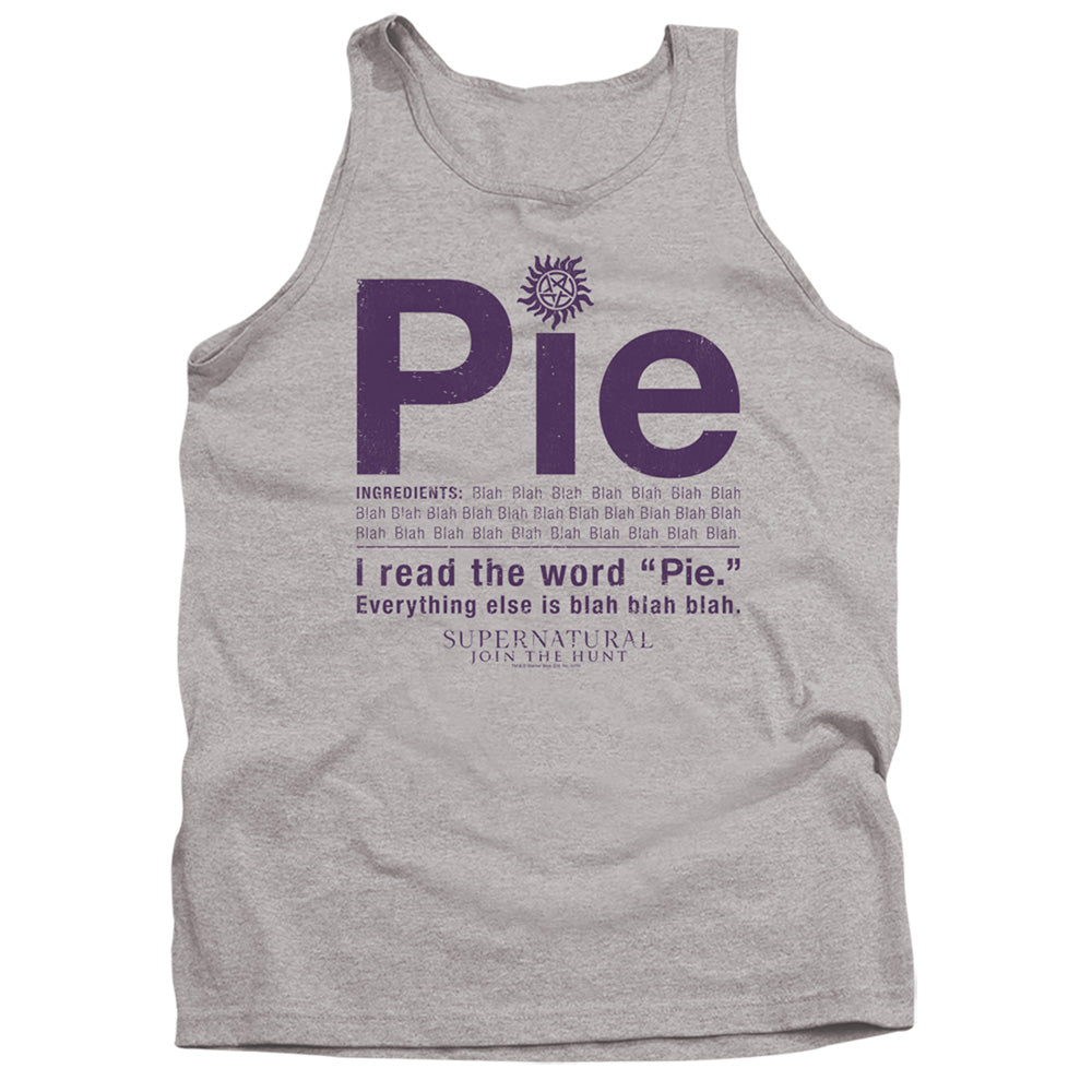 Supernatural I Read the Word Pie Tank Top