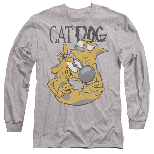 CatDog Stuck Together Long Sleeve T-Shirt