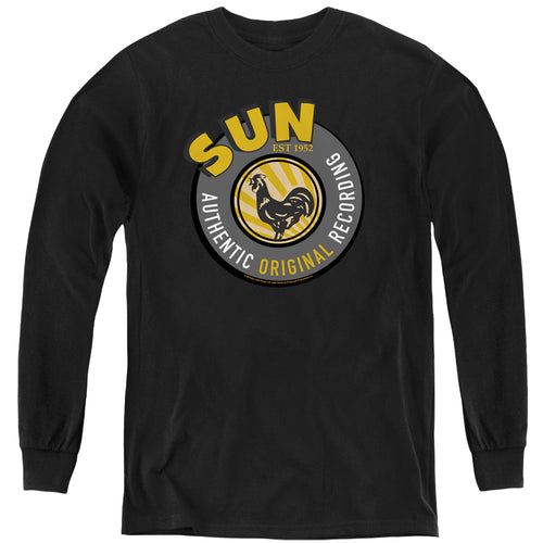 Sun Records Authentic Original Recordings Youth Long Sleeve T-Shirt