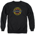 Genuine Chevy Parts Distressed Sign Crewneck Sweatshirt