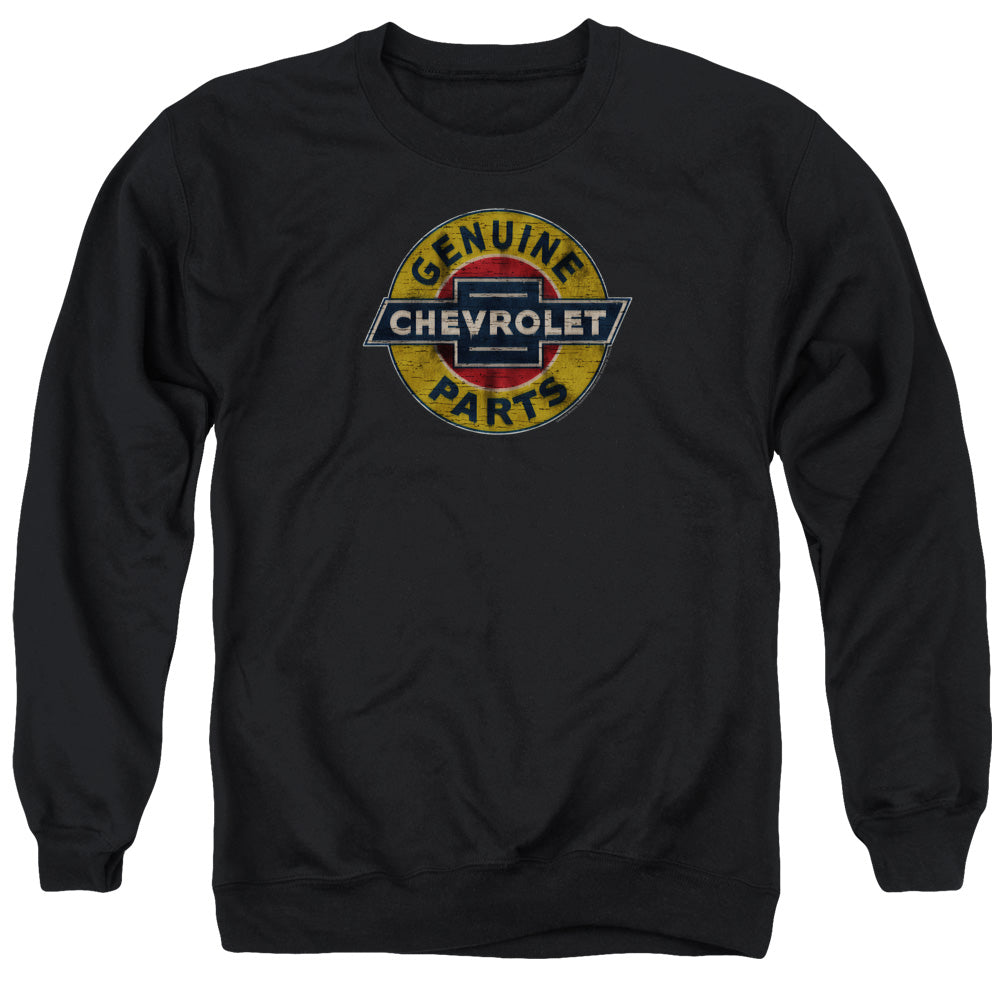 Genuine Chevy Parts Distressed Sign Crewneck Sweatshirt