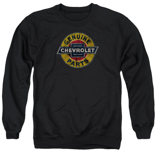 Genuine Chevy Parts Distressed Sign Crewneck Sweatshirt