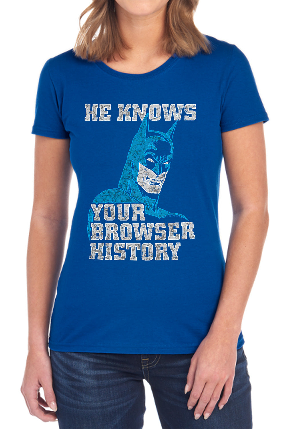 Batman Batman Knows Womens T-Shirt