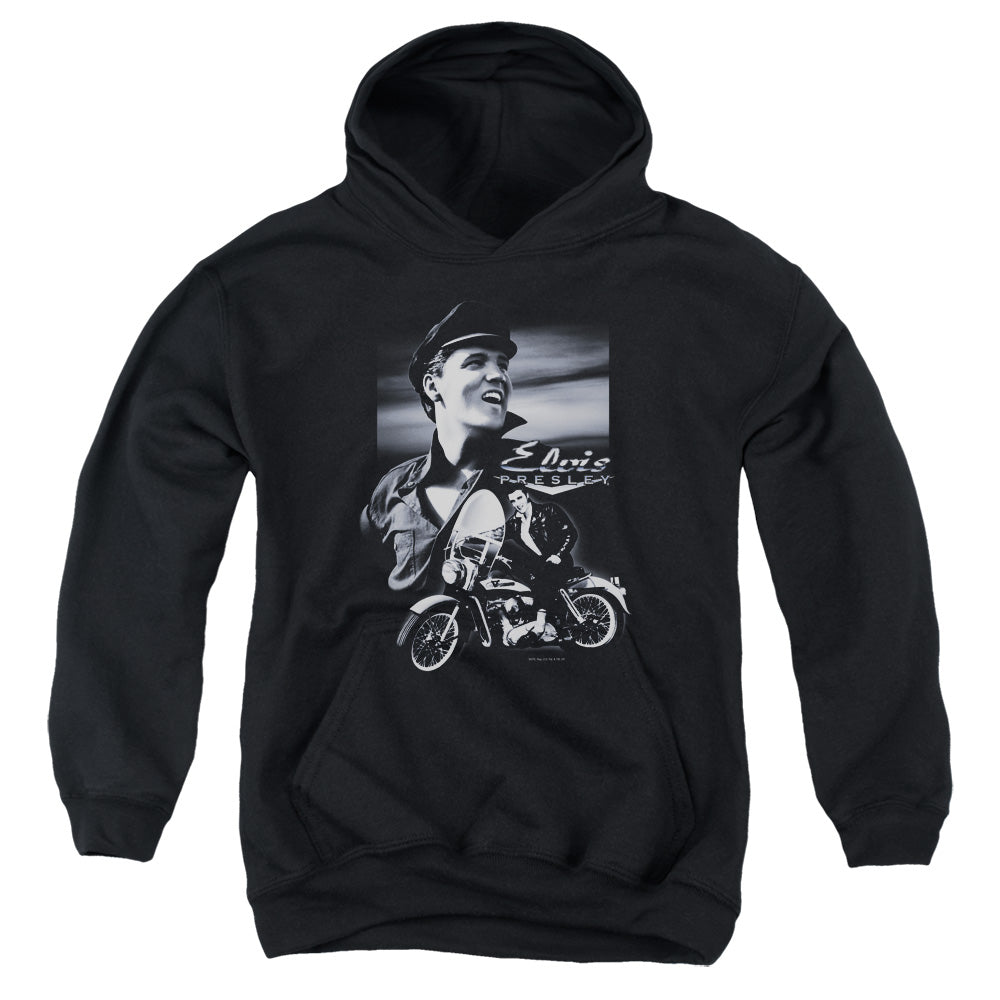 Elvis Presley Motorcycle Youth Hoodie