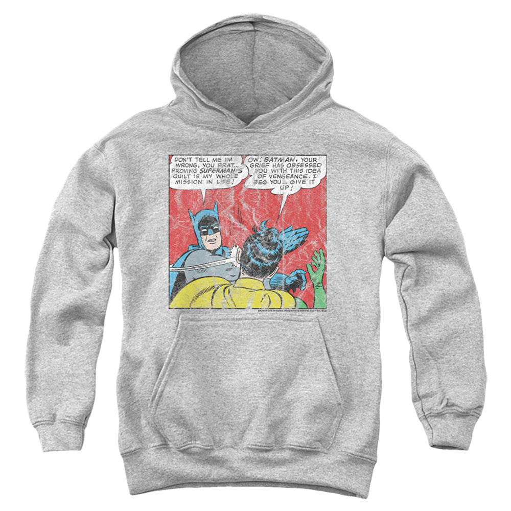 Batman Slapping Robin Comic Panel Youth Hoodie