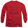 Star Trek Klingon D7 Diagram Long Sleeve T-Shirt
