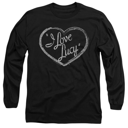 I Love Lucy Glitter Logo Long Sleeve T-Shirt