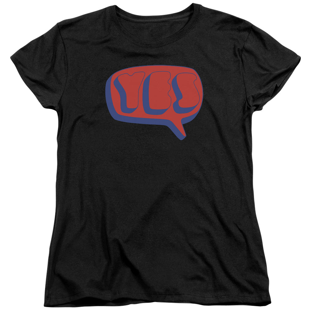 Yes Speech Bubble Logo Womens T-Shirt