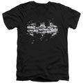 Batman Multi Bat Logo V-Neck T-Shirt