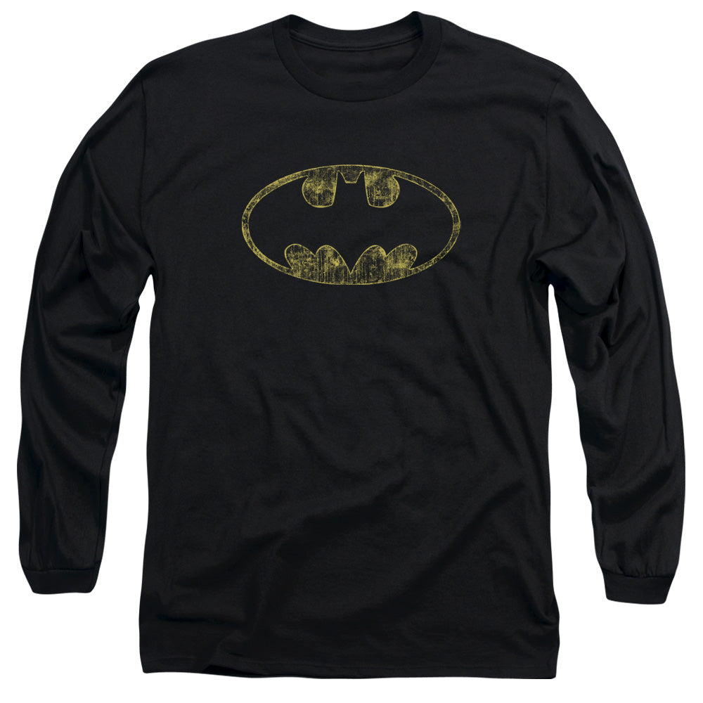 Batman Tattered Logo Long Sleeve T-Shirt