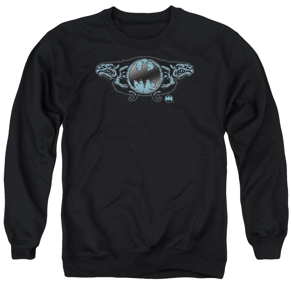Batman Two Gargoyles Logo Crewneck Sweatshirt