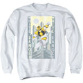 Mighty Morphin Power Rangers White Ranger Deco Crewneck Sweatshirt