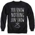 Game of Thrones You Know Nothing Jon Snow Crewneck Sweatshirt