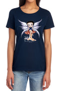 Betty Boop Mushroom Fairy Womens T-Shirt