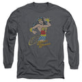 Wonder Woman Spinning Long Sleeve T-Shirt