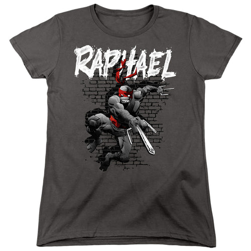 Teenage Mutant Ninja Turtles Raphael Womens T-Shirt