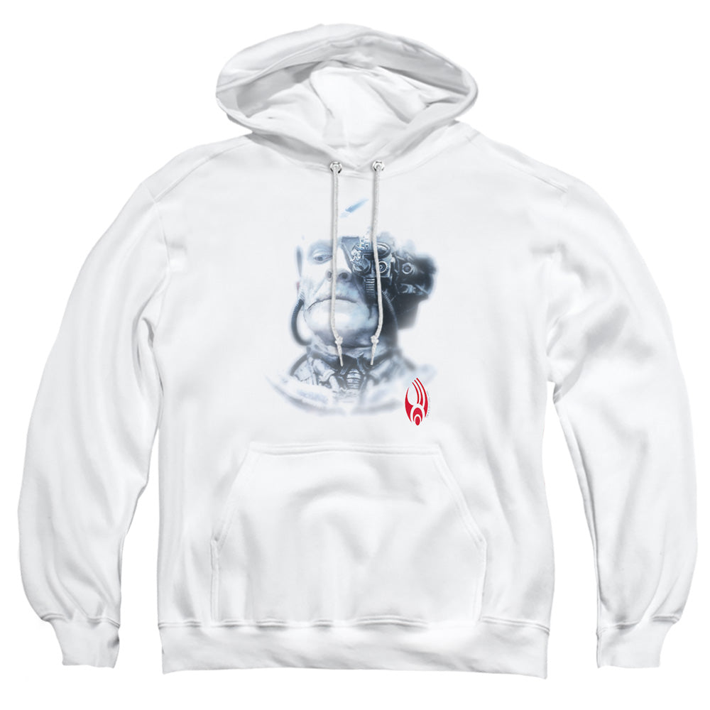 Star Trek Borg Head Pullover Hoodie