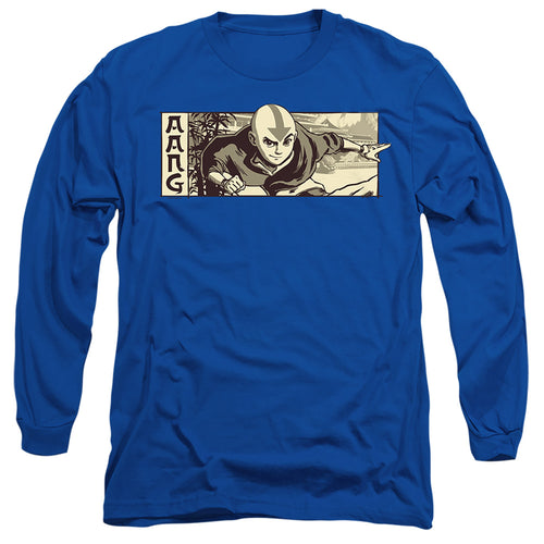 Avatar: The Last Airbender Illustrated Aang Long Sleeve T-Shirt