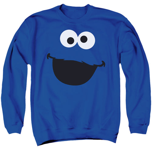 Sesame Street Cookie Monster Face Crewneck Sweatshirt