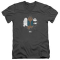 We Bare Bears Grizz Denim Jacket V-Neck T-Shirt